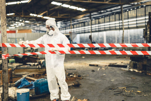 Professional Unattended Death Cleanup technician working in Casnovia, MI